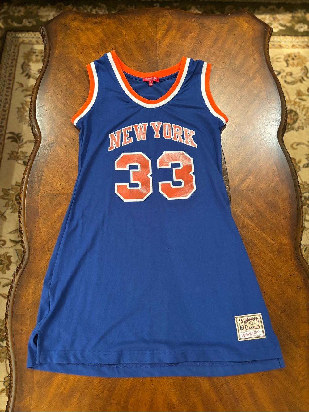 Women’s New York Knicks Mitchell & Ness Blue Jersey Dress Size Large